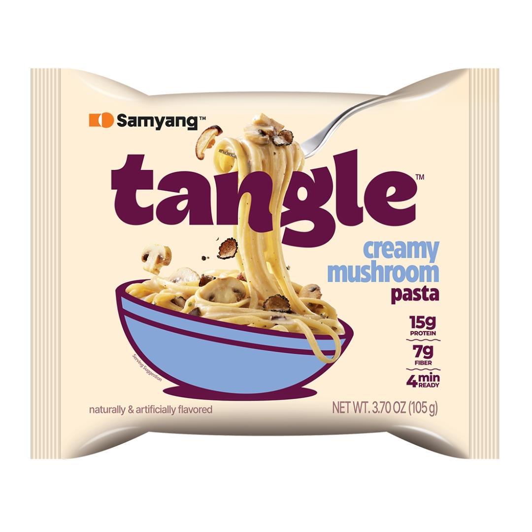 Samyang Tangle Creamy Mushroom Pasta