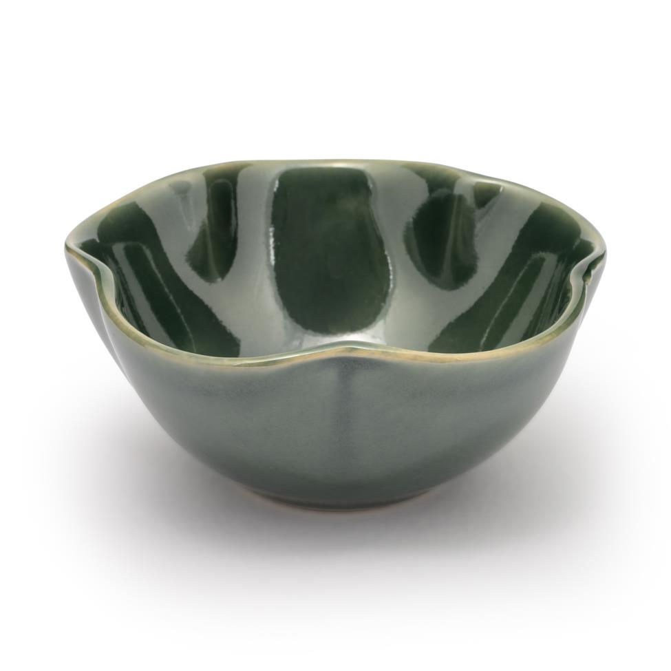 Flower-Shaped Mini Ceramic Bowl セラミックミニボウル 花 (Random Colour)