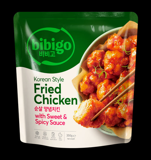 CJ Bibigo Korean Style Fried Chicken with Sweet & Spicy Sauce 순살양념치킨