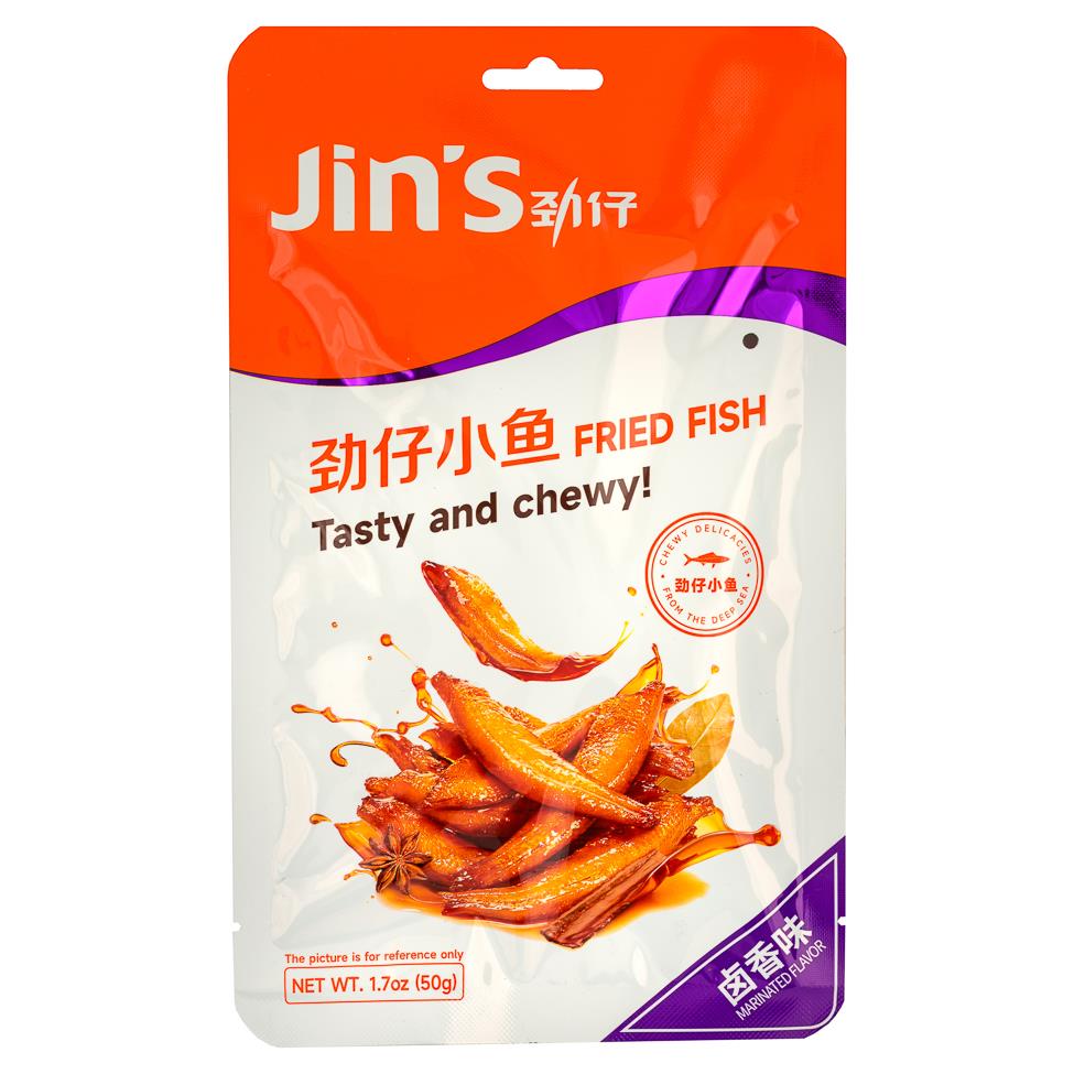 Jinzai Fried Fish Snack (Marinated Flavour) 勁仔小魚 (滷香味)