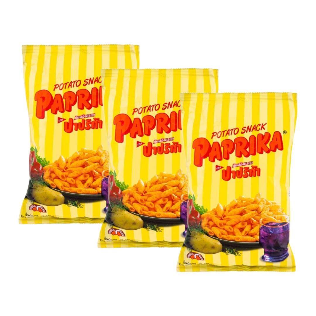 Paprika Potato Snack (Pack of 3) 巴比卡 馬鈴薯片 (3包裝)