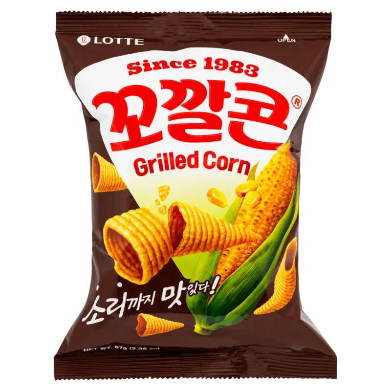 樂天玉米點心脆片 (烤玉米風味) 꼬깔콘