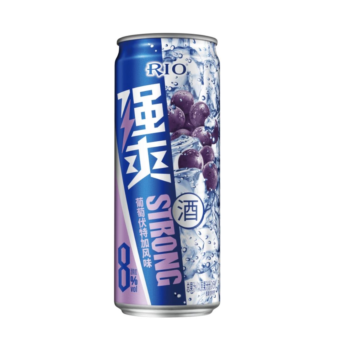 Rio Strong Cocktail (Grape Vodka Flavour) 强爽系列 葡萄伏特加风味鸡尾酒 (ABV 8%)