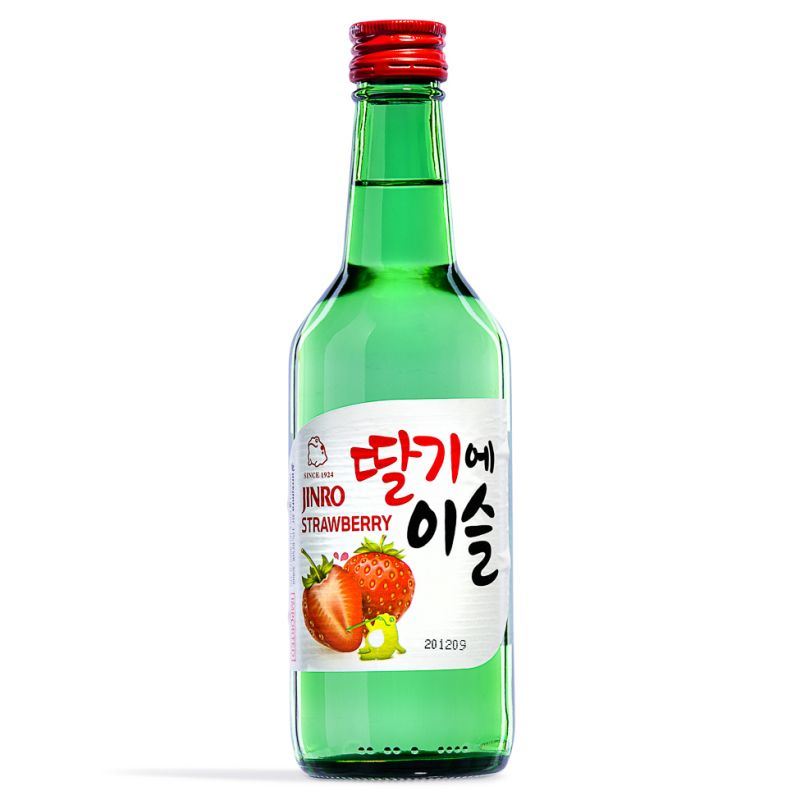 真露草莓烧酒딸기에 Been슬 (ABV 13%)