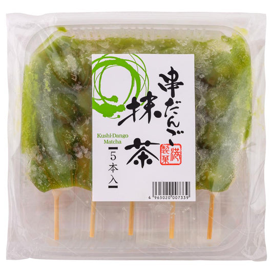 Minato Frozen Rice Flour Dumpling on Skewers (Matcha Flavour) 串だんご 抹茶