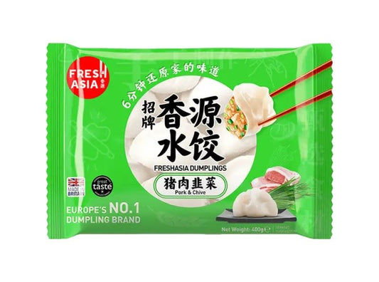 Freshasia Dumplings (Pork & Chive) 香源 招牌水餃 (豬肉韭菜)
