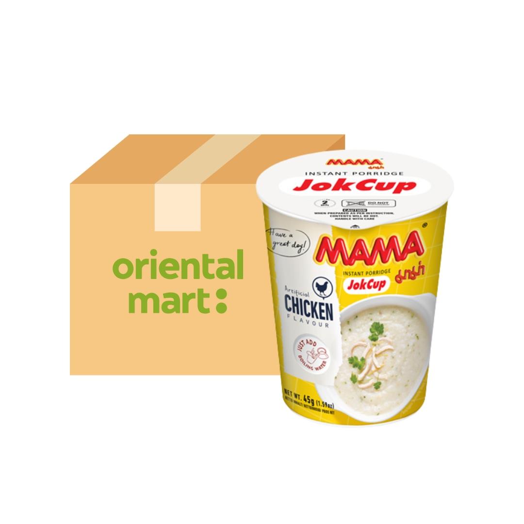 Mama Jok Cup Rice Porridge (Chicken Flavour) (Case of 12)