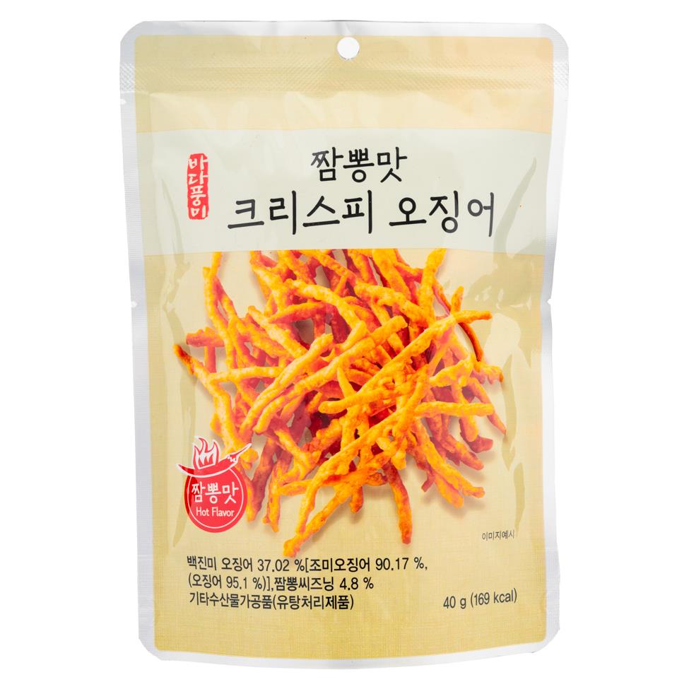Arawoom Fried Sea Crispy Squid (Jjamppong Flavour) 짬뽕맛 크리스피 오징어