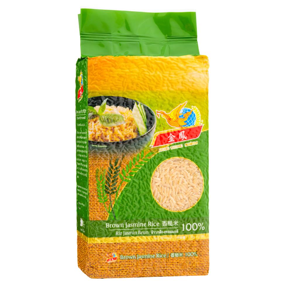 Golden Phoenix (Hong Thong) Brown Jasmine Rice 金鳳 香糙米 1kg