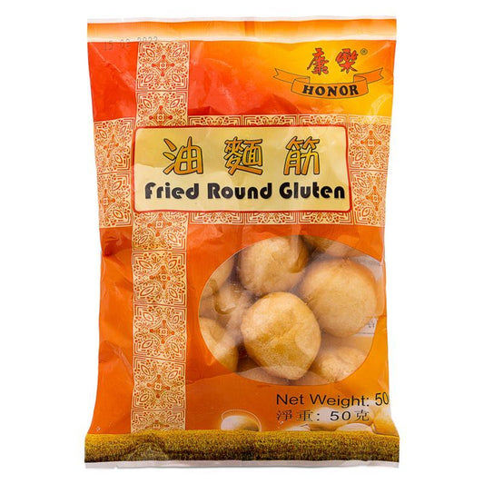 Honor Chinese Fried Round Gluten 康樂 油麵筋