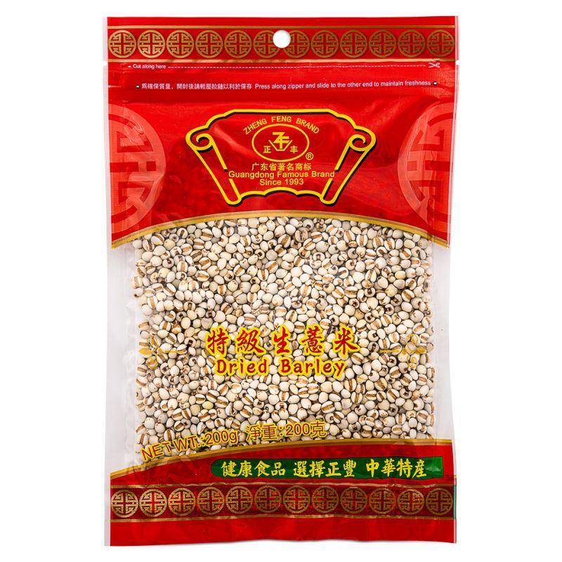 Zheng Feng Dried Barley 正豐 生薏米