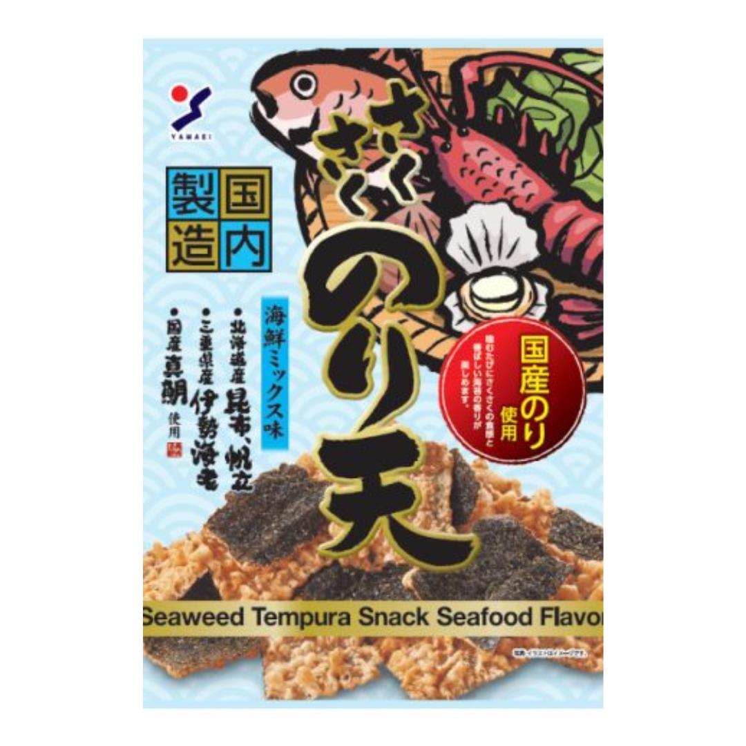 Yamaei Seaweed Tempura Snack (Seafood Flavour) さくさくのり天 海鮮ミックス味