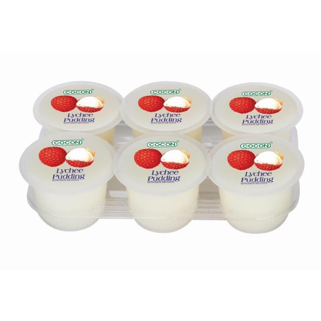 Cocon Lychee Flavoured Jelly Pudding with Coconut Gel Pieces