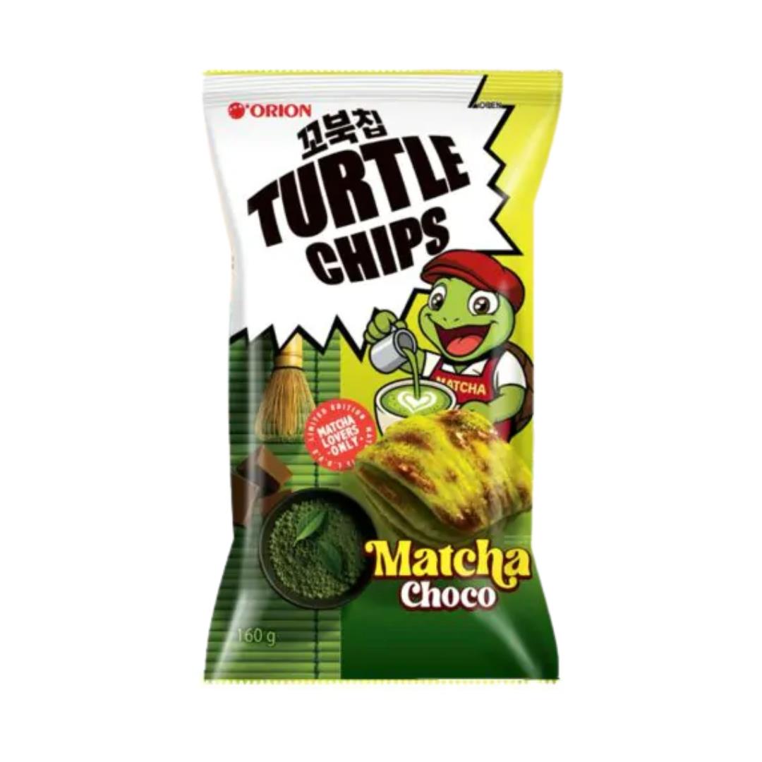 Orion Turtle Chips (Matcha Choco Flavour)