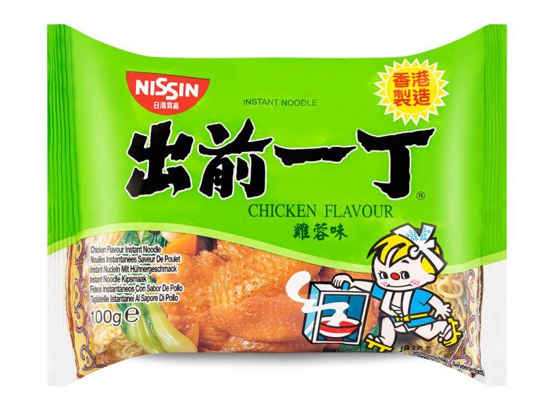 Nissin Chicken Flavour Instant Noodles 出前一丁 雞蓉味即食麵
