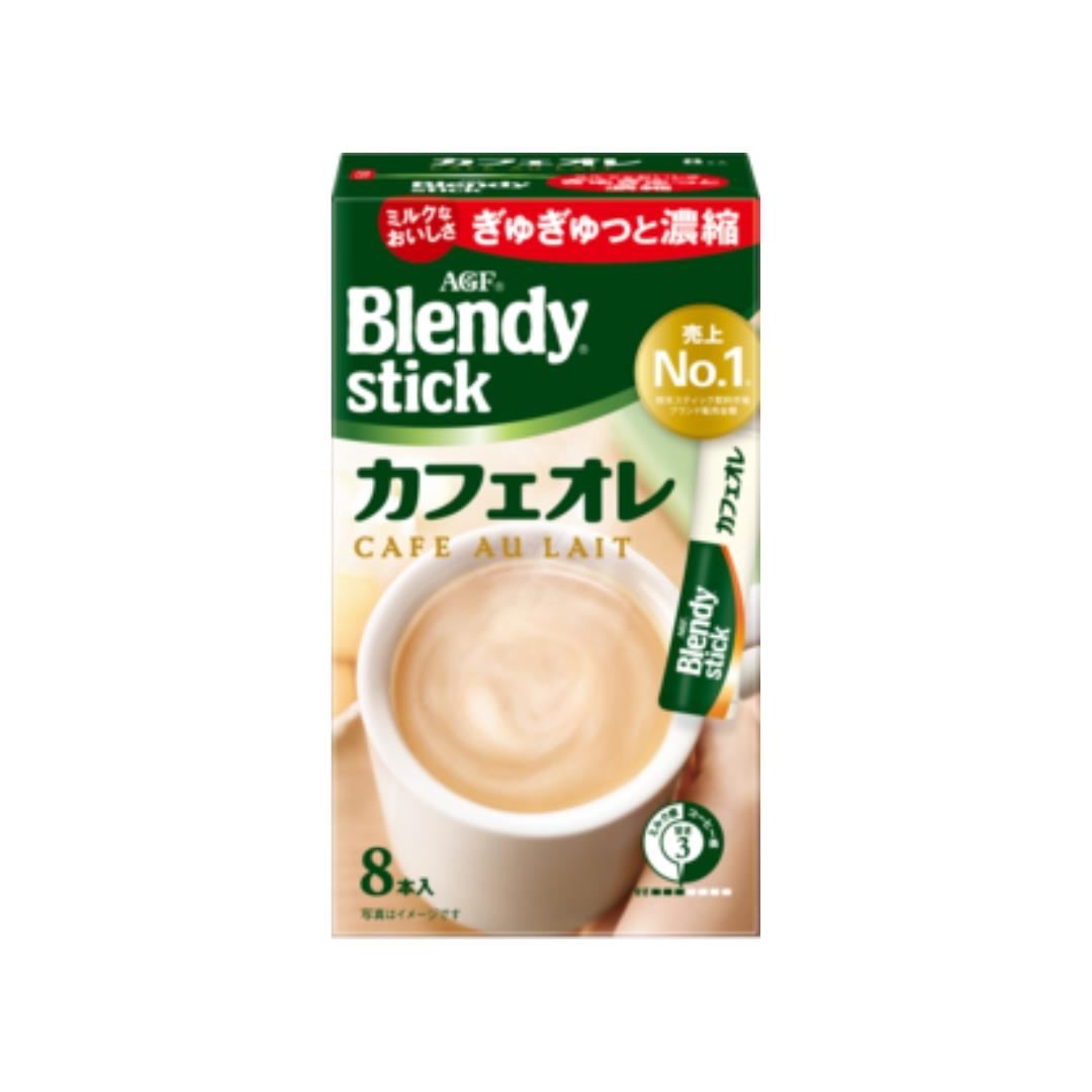AGF Blendy Stick Cafe Au Lait (8 Sticks) ブレンディ スティック カフェオレ 8本