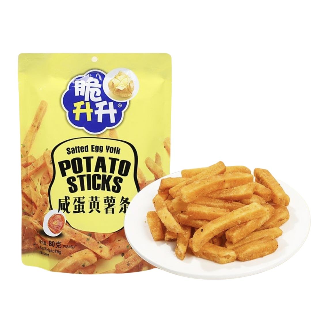 Cui Sheng Sheng Potato Sticks (Salted Egg Yolk) 脆升升 鹹蛋黃薯條