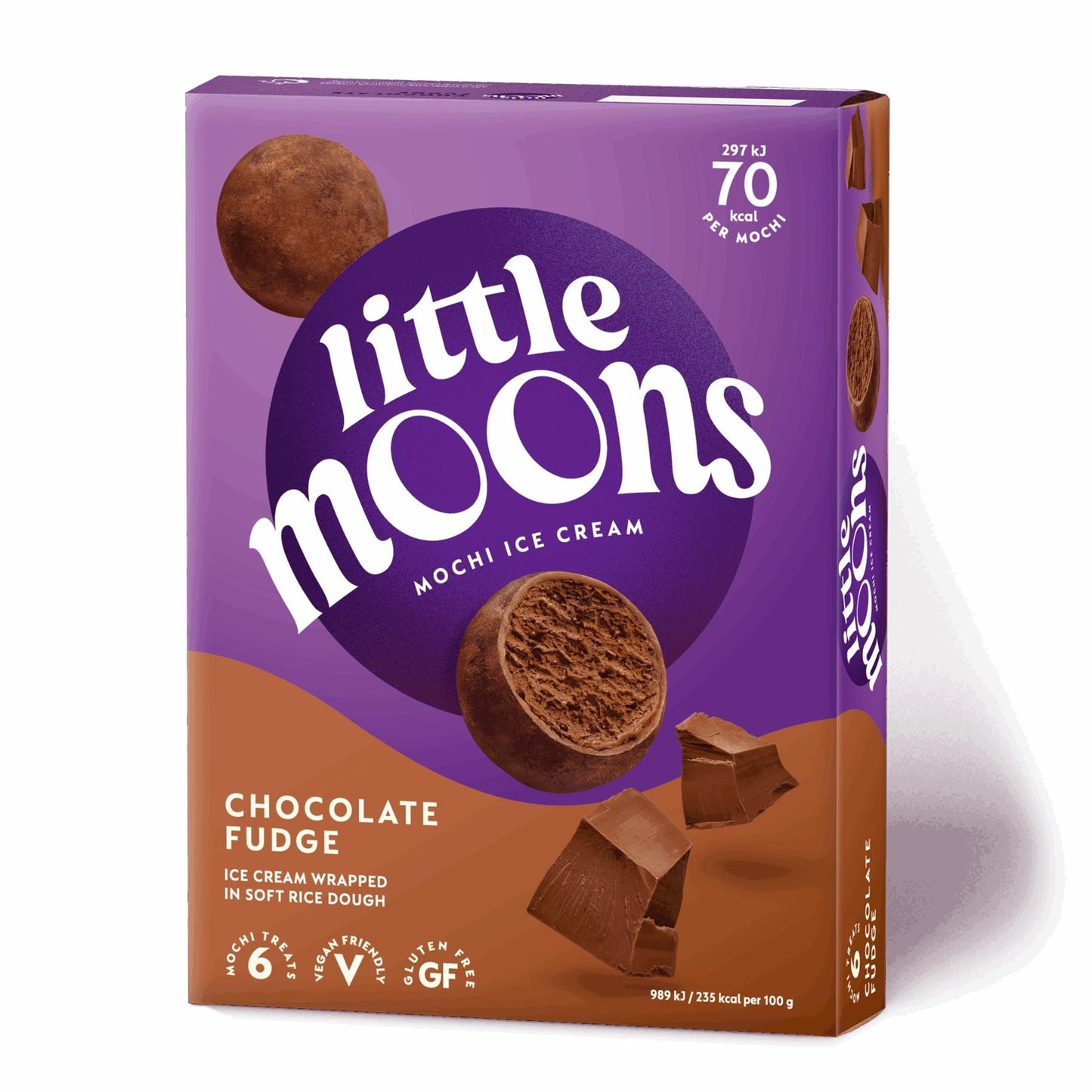 Little Moons Mochi Ice Cream (Chocolate Fudge)