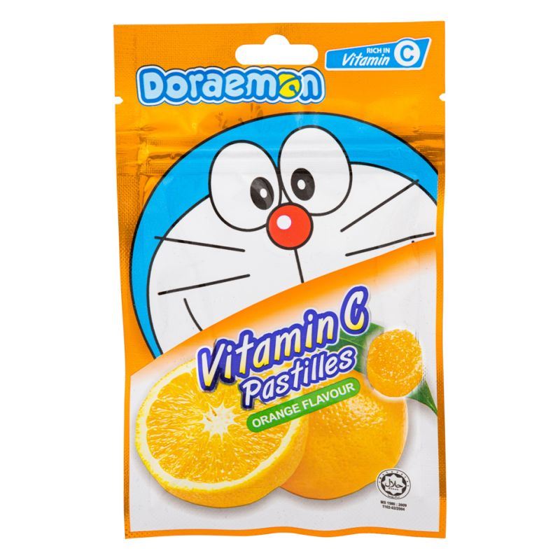 大腳丫哆啦A夢維他命C軟糖(香橙味)