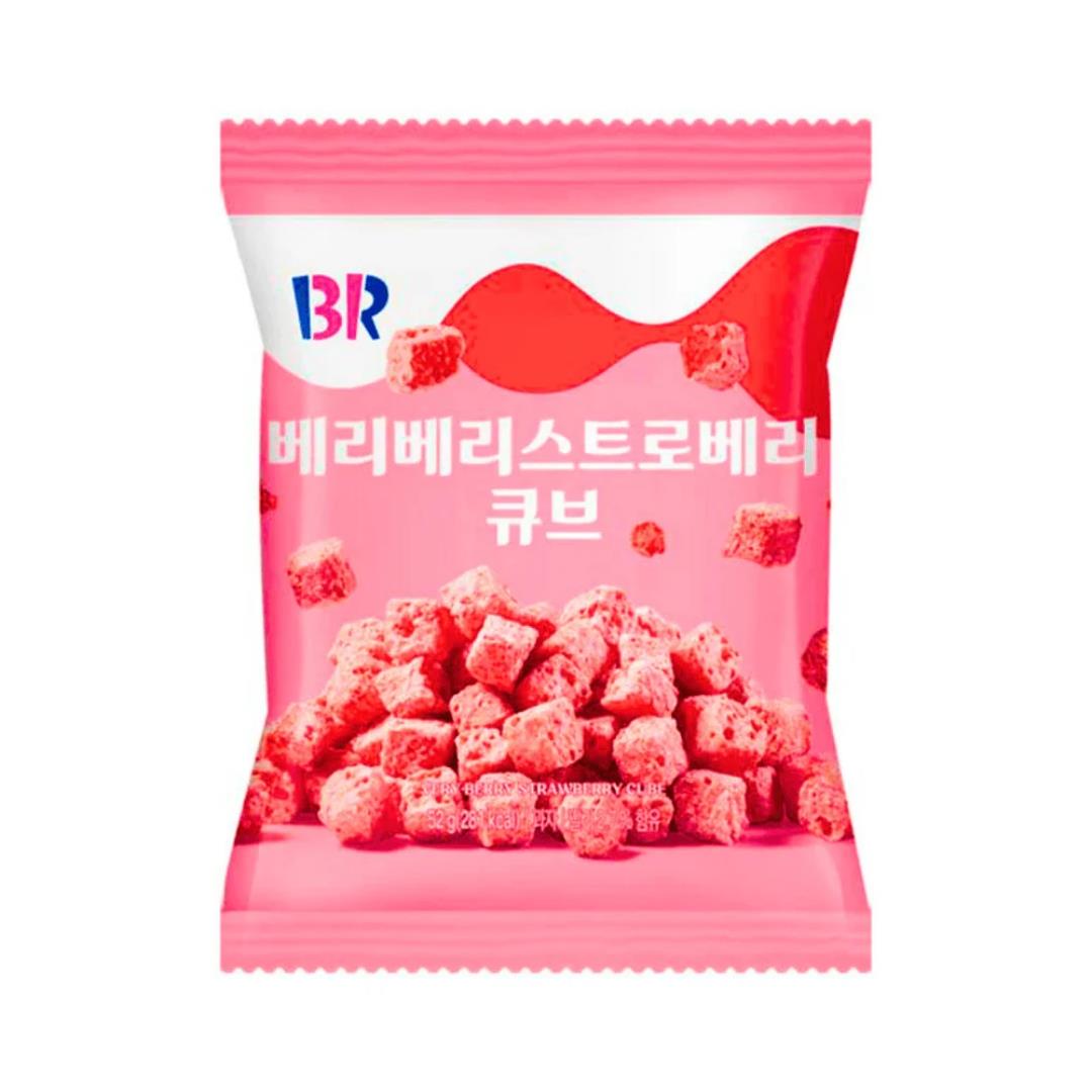 Baskin-Robbins Very Berry Strawberry Cube Snack 배스킨라빈스 베리베리 스트로베리 큐브