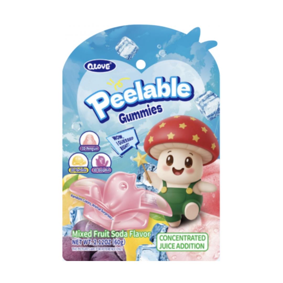 QLove Peelable Gummies (Mixed Fruit Soda Flavour)