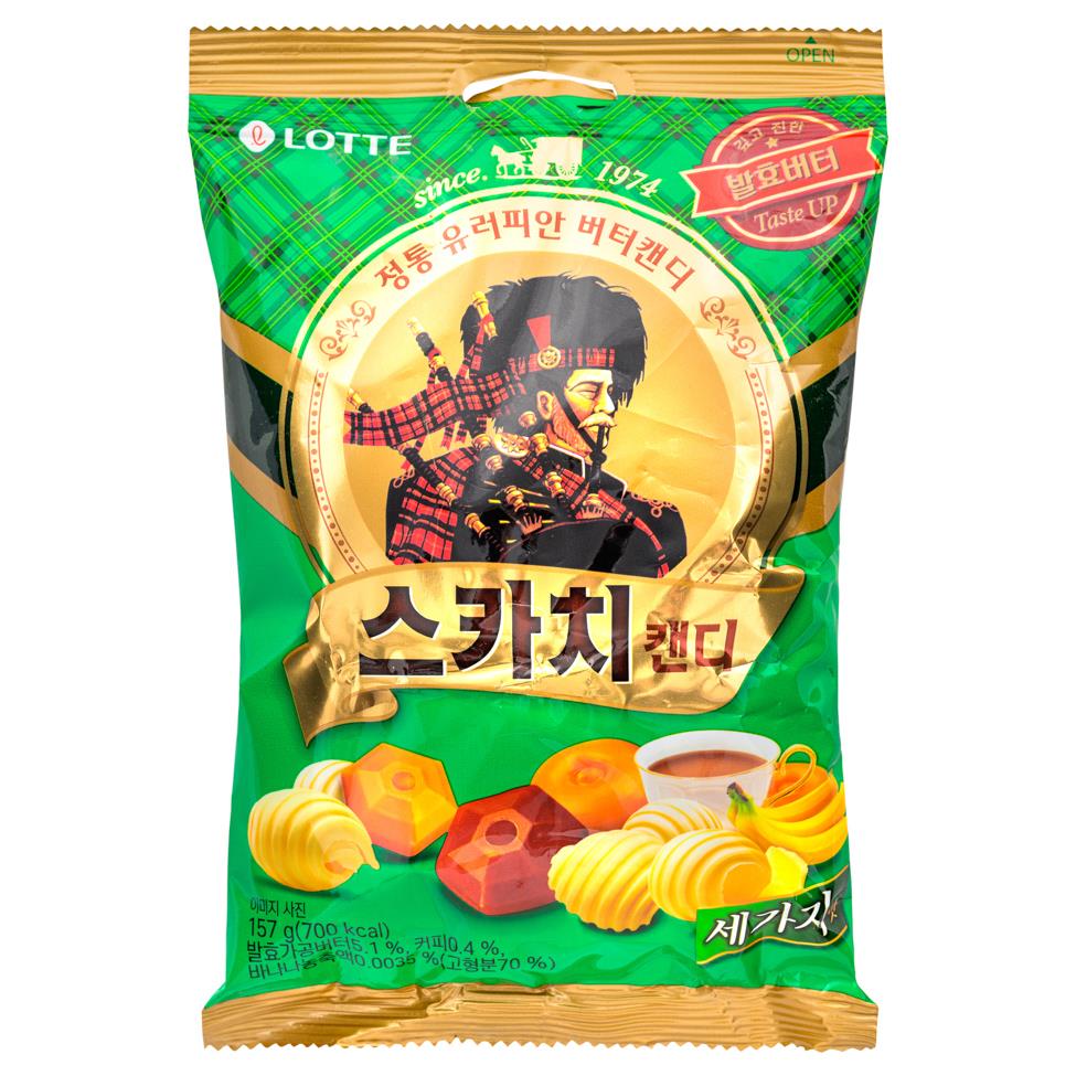 Lotte Scotch Candy (Coffee, Butter, Banana Flavours) 롯데 스카치캔디