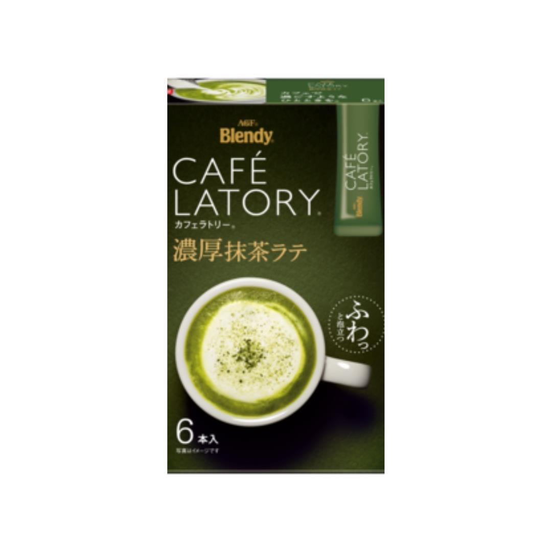 AGF Blendy Cafe Latory Stick Rich Matcha Latte (6 Sticks) ブレンディ カフェラトリー スティック 濃厚抹茶ラテ 6本