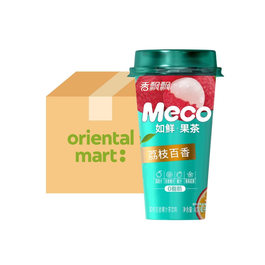 Xiang Piao Piao Meco Lychee & Passion Fruit Juice (Case of 15) 香飄飄 蜜谷果汁茶 (荔枝百香) (15杯)