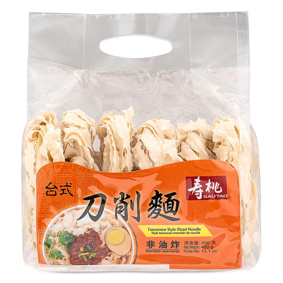 Sau Tao Taiwanese Style Sliced Noodle 壽桃 台式刀削麵