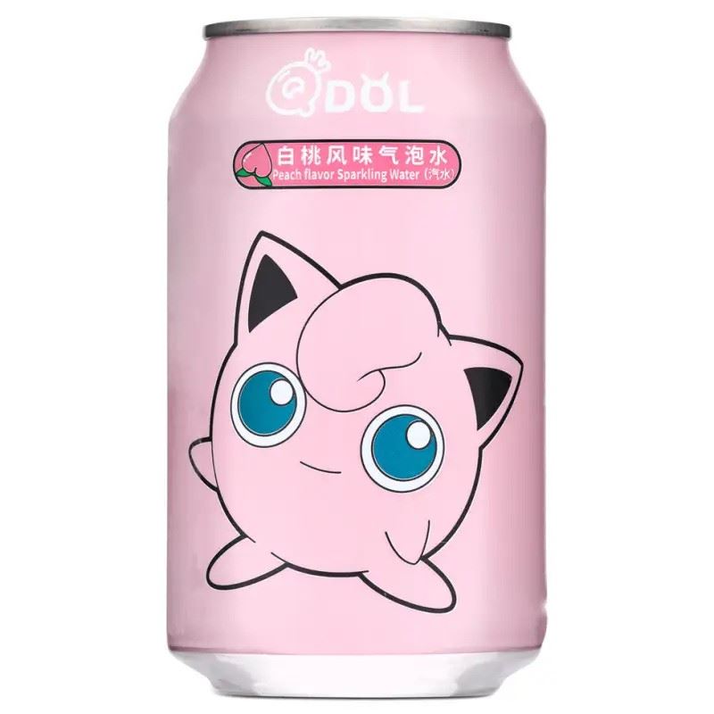 QDOL Pokemon Sparkling Water (Peach Flavor) 夢可寶白桃風味氣泡水