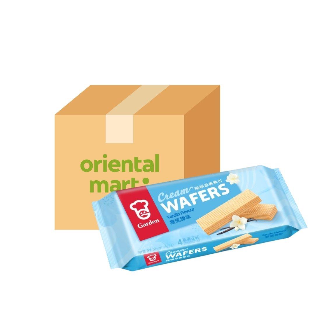 Garden Cream Wafers (Vanilla Flavour) (Case of 12) 嘉頓 忌廉威化 (雲呢拿味) (12包)