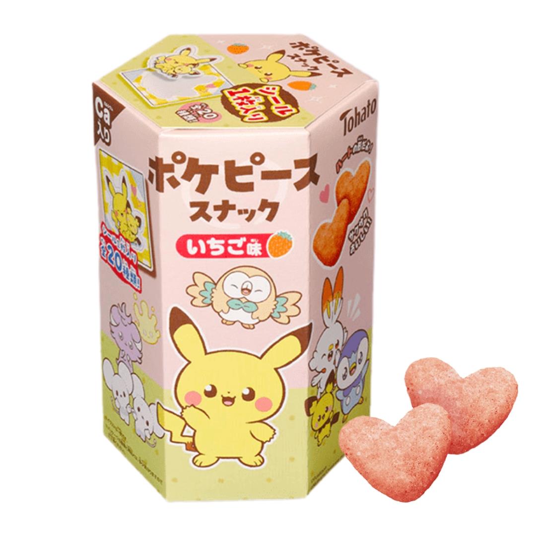 Tohato Pokemon Strawberry Flavour Snack ポケピーススナック いちご味