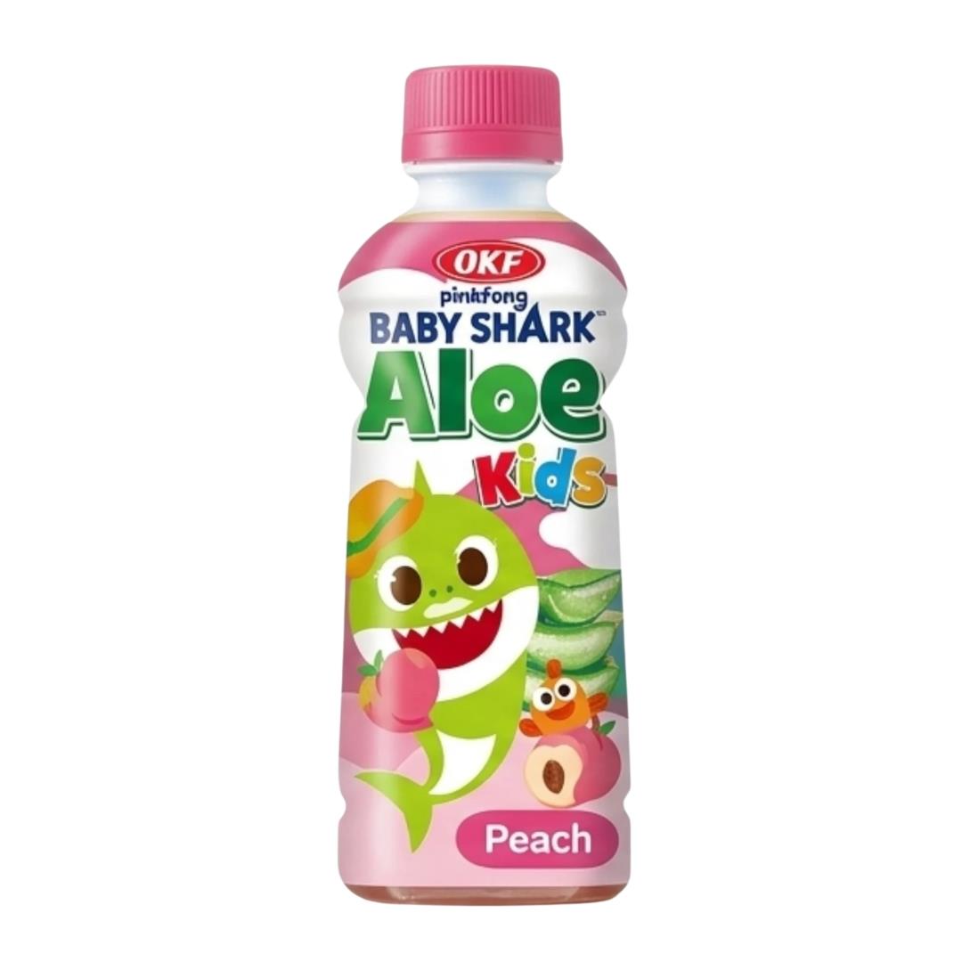 OKF Pinkfong Baby Shark Aloe Kids Drink (Peach Flavour)