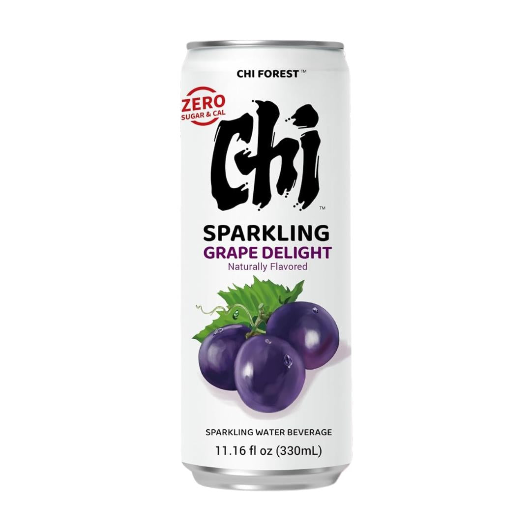 Genki Forest Sparkling Water Can (Grape Delight Flavour) 元氣森林氣泡水 葡萄味 (罐裝)