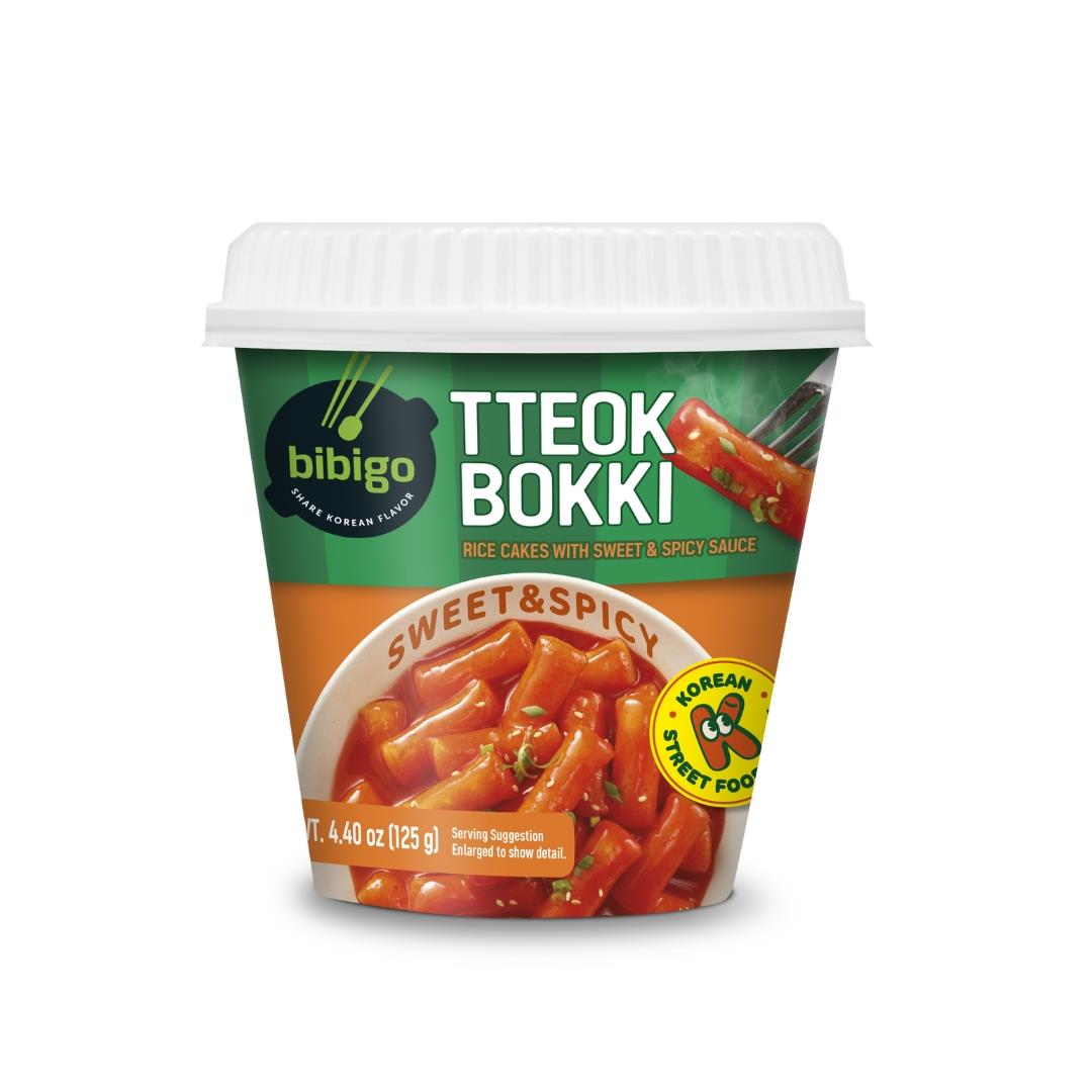 CJ Bibigo Tteokbokki Rice Cake Cup (Sweet & Spicy)