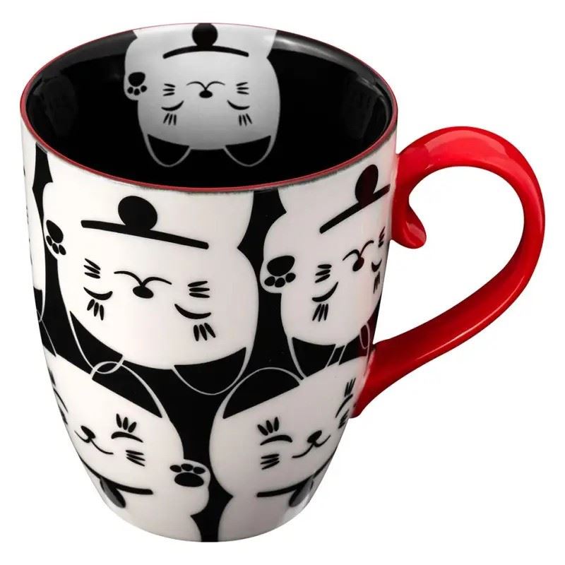 东京设计工作室招财猫马克杯(白色)