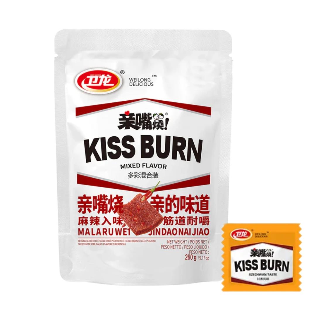 Weilong Kiss Burn Gluten Snacks (Mixed Flavour) 衛龍 親嘴燒 (多彩混合裝)
