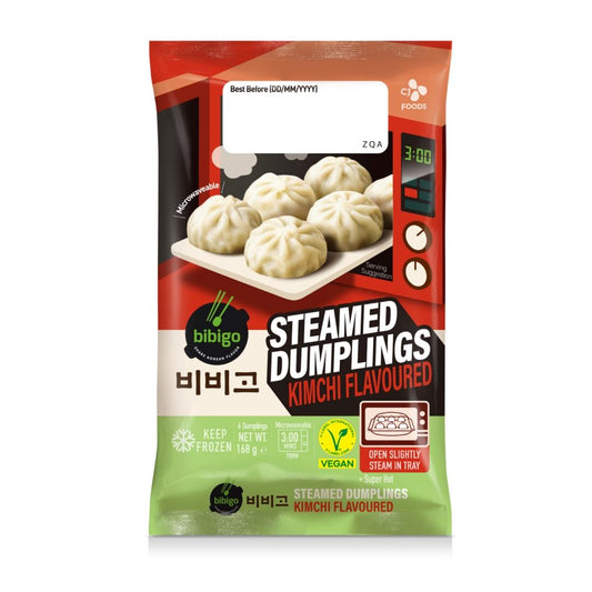 CJ Bibigo Steamed Mandu Dumplings (Kimchi)