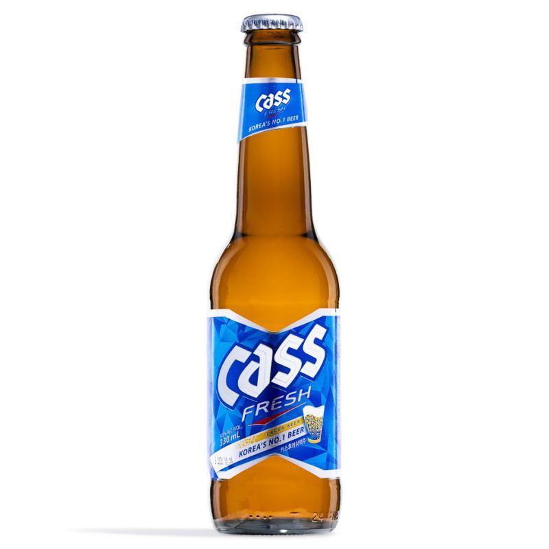 Cass Fresh Cold Brewed Lager Beer (ABV 4.5%)