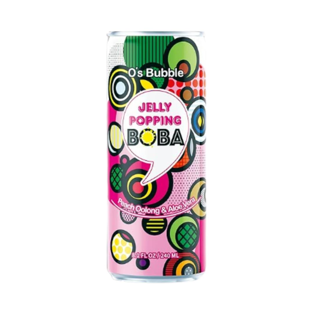 O's Bubble Jelly Popping Boba (Peach Oolong & Aloe Vera)