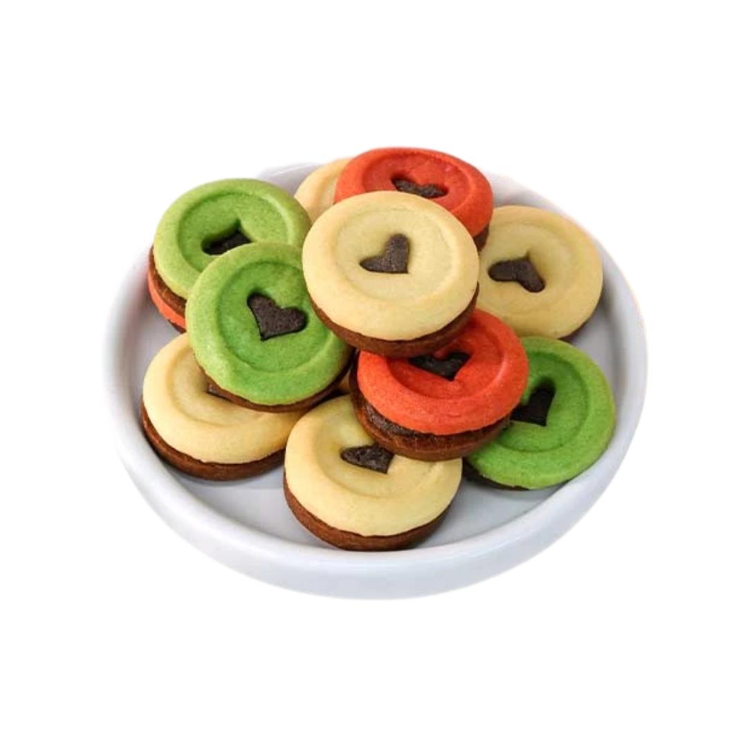 Jing Jing Le Dao Heart Shaped Biscuit (Assorted Flavour) 京京樂道 愛心型餅乾 (混合味)