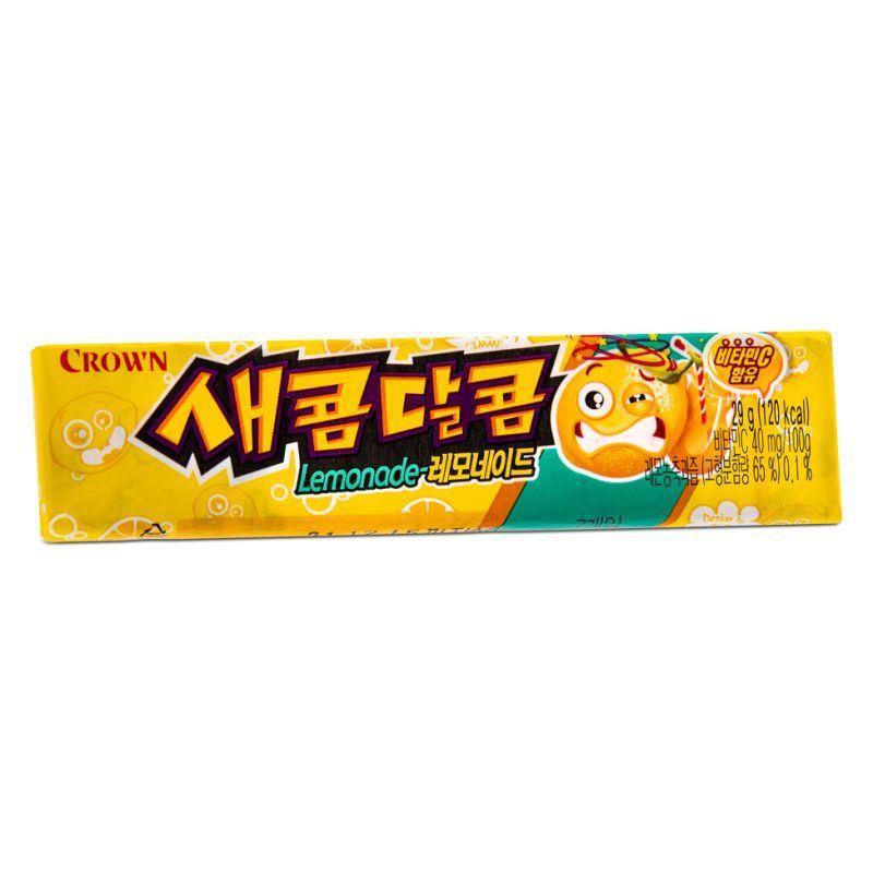 (Multi) Crown Secom-Dalcom Candy (Lemonade) 새콤달콤 (레모네이드) 29g*15