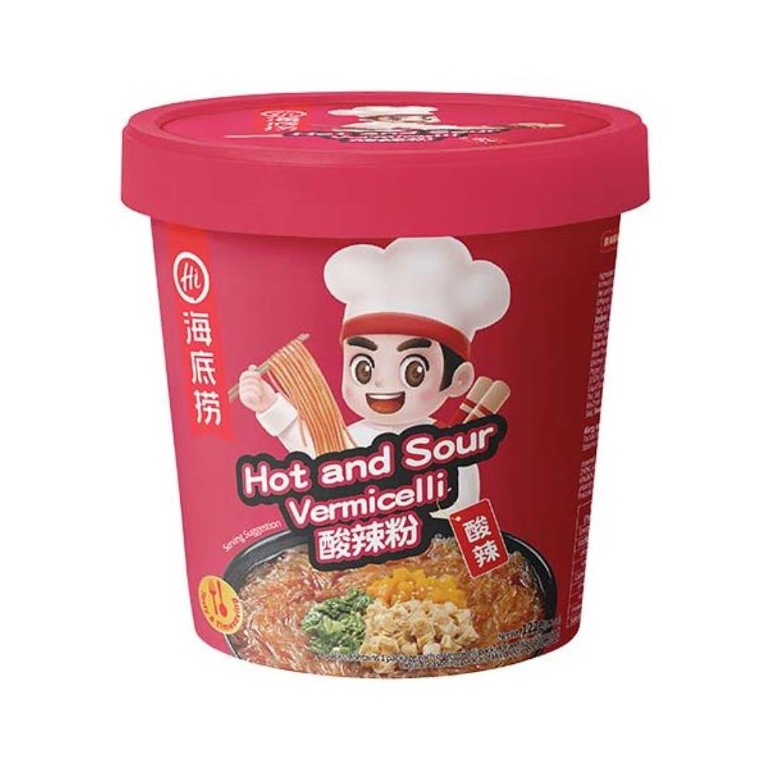 Haidilao Instant Cup Vermicelli (Spicy & Sour Flavour) 海底撈方便粉絲 酸辣粉