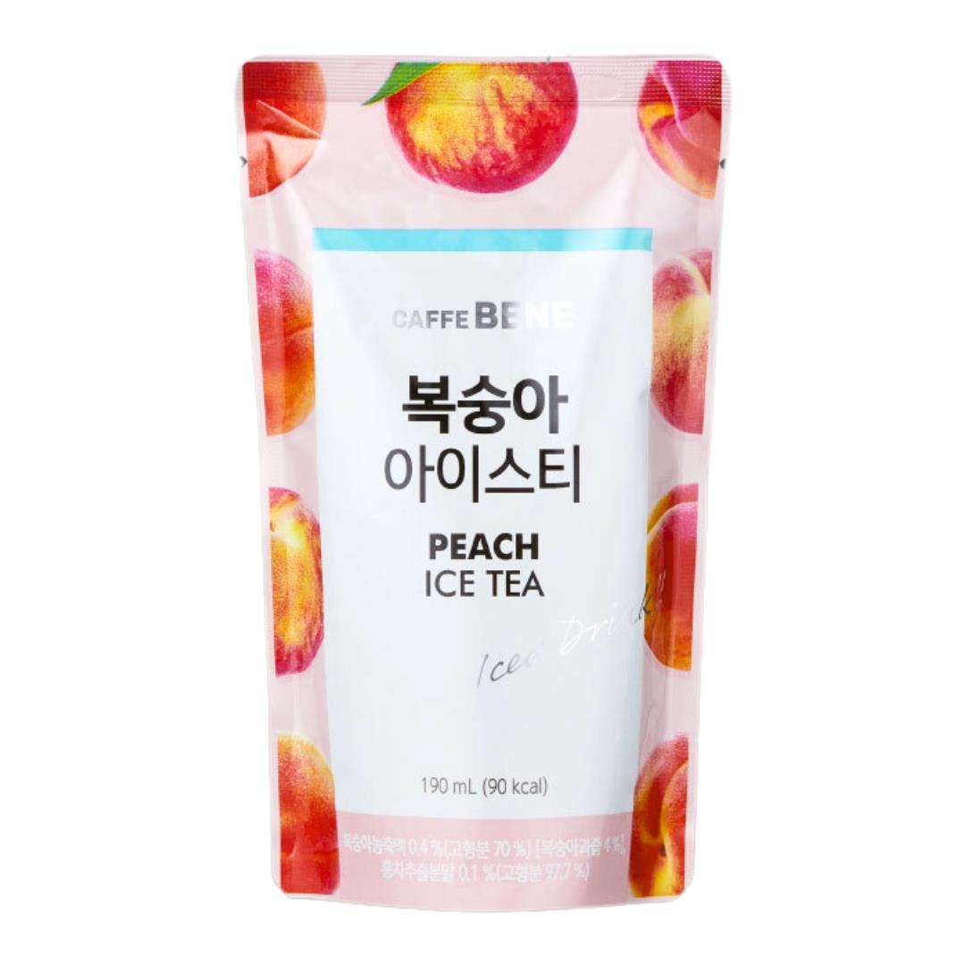 Caffebene Peach Ice Tea Pouch Drink 카페베네 복숭아 아이스티
