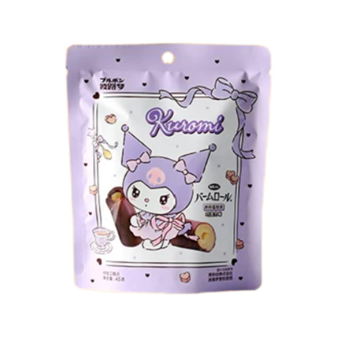 Bourbon Kuromi Cake Roll (Chocolate Flavour) 波路夢 迷你蛋糕卷 (巧克力味) - Best Before: 02/11/2026