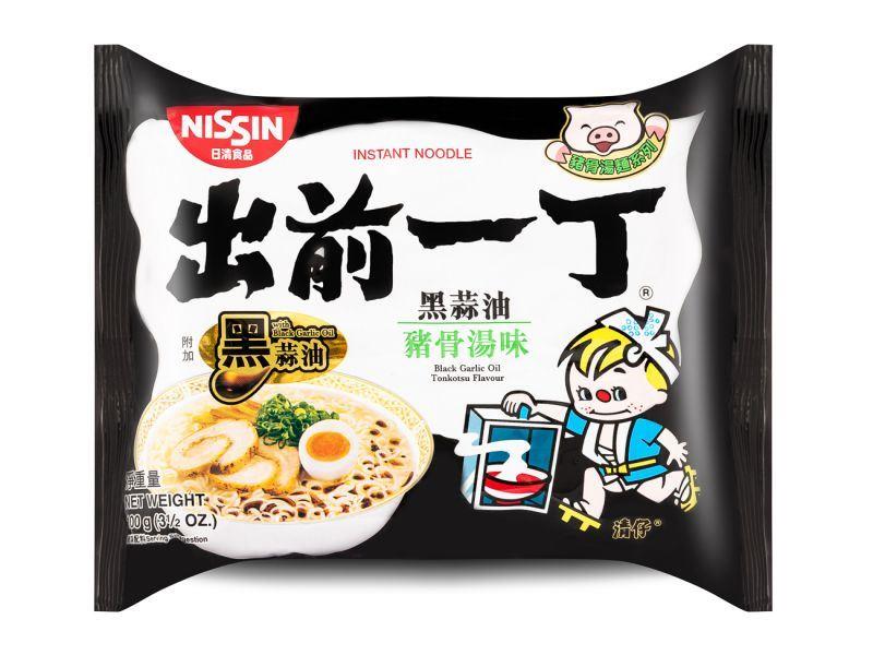 Nissin Black Garlic Oil Tonkotsu Flavour Instant Noodles (Case of 30) 出前一丁 黑蒜油豬骨湯味即食湯麵 (30包)