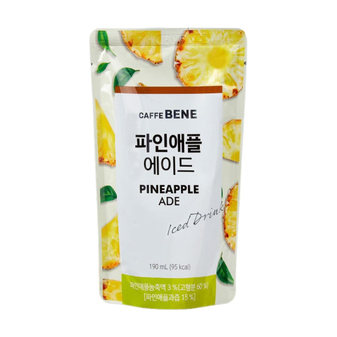 Caffebene Pineapple Ade Pouch Drink 카페베네 파인애플 에이드