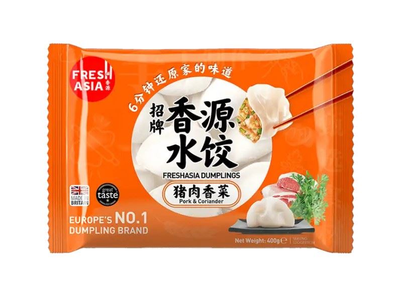 Freshasia Dumplings (Pork & Coriander) 香源 招牌水餃 (豬肉香菜)