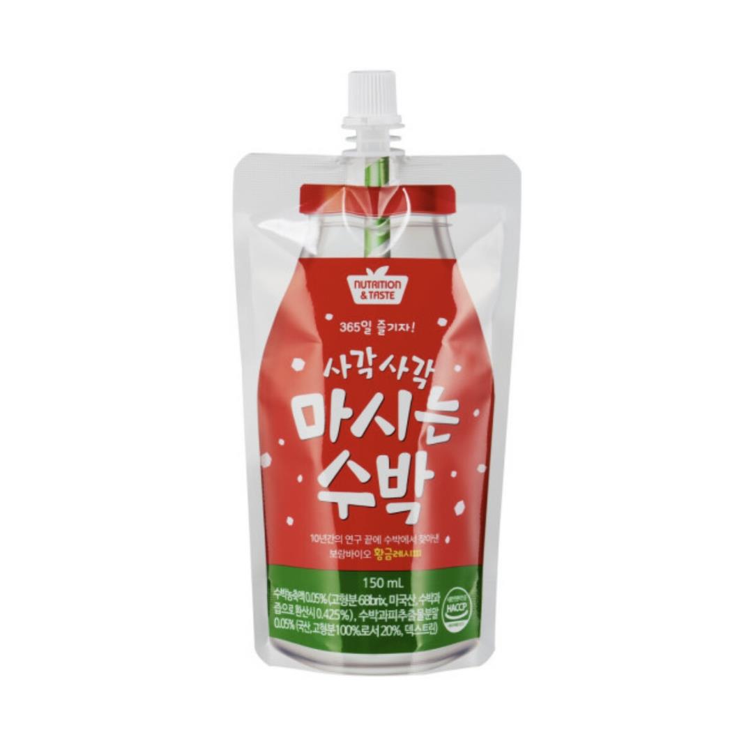 SFC Sakak Sakak Watermelon Pouch Drink 사각 사각 마시는 수박