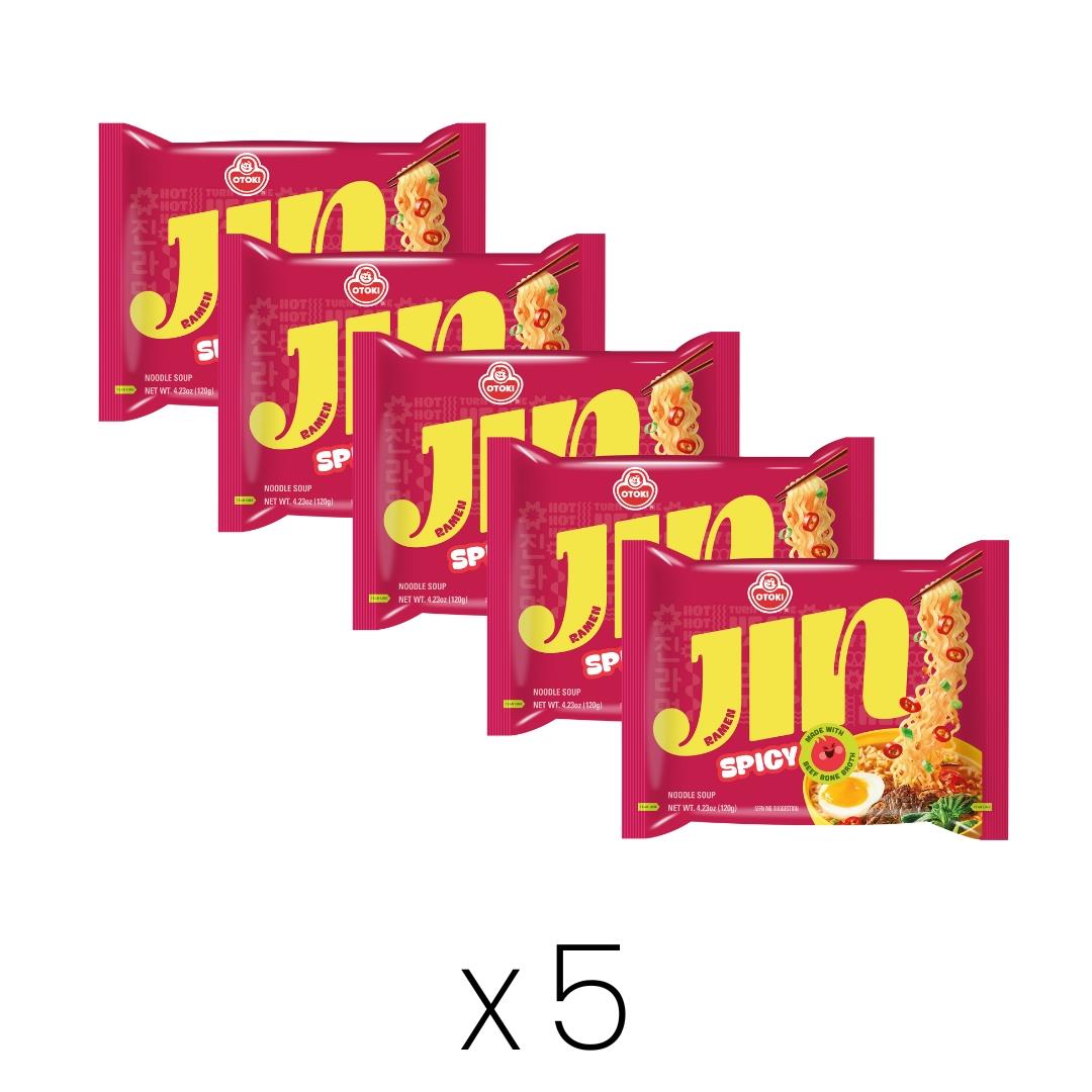 Ottogi Jin Ramen (Spicy) Multipack 진라면 (Pack of 5)